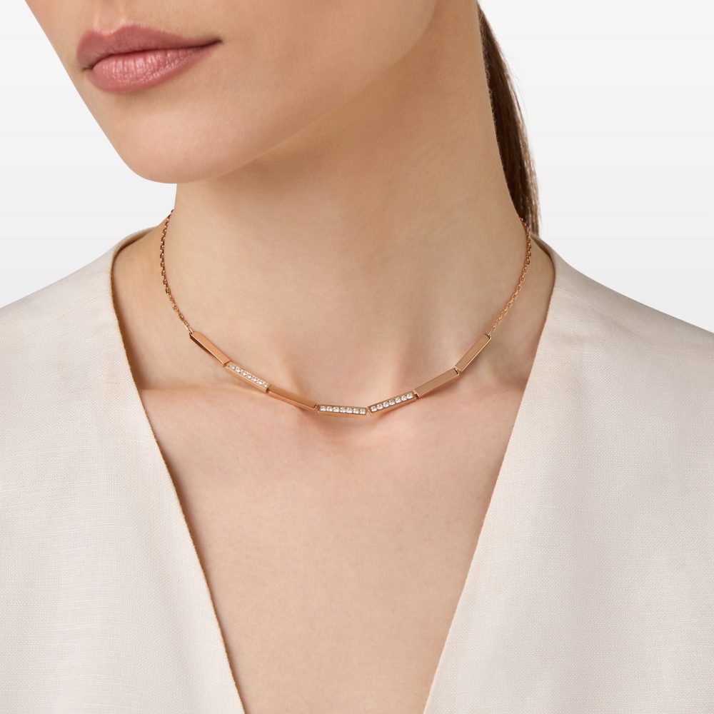Whatever Reversible Diamond and Blue Sapphire Necklace
