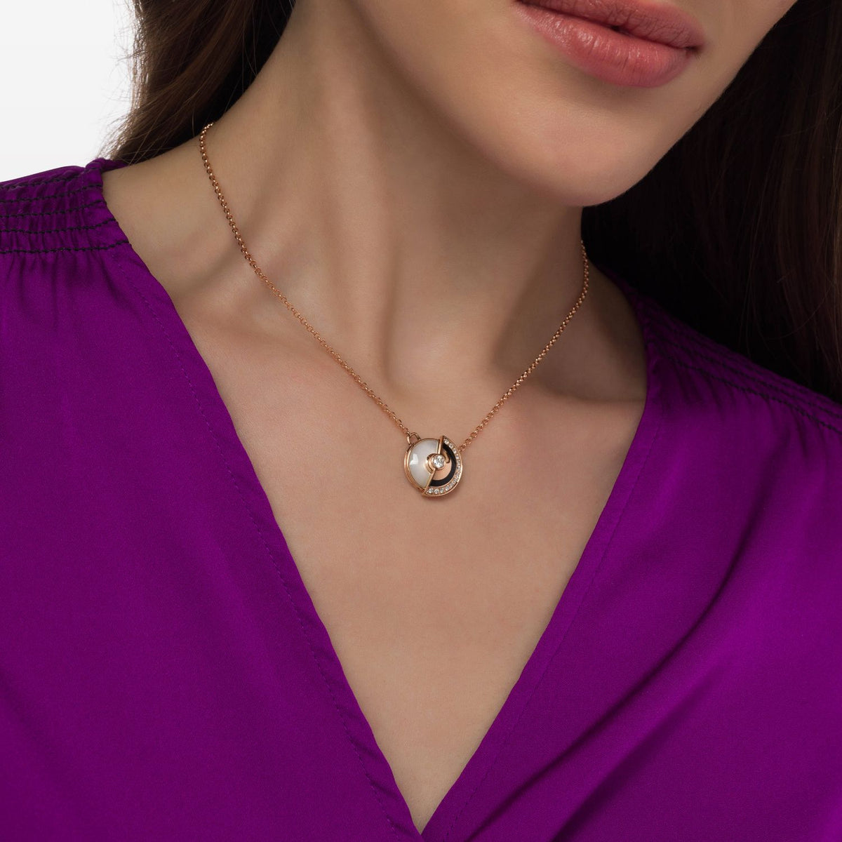 Dial-Up Diamond Pendant