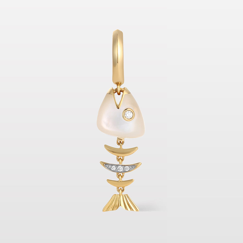 Bedouin Fishbone Single Earring
