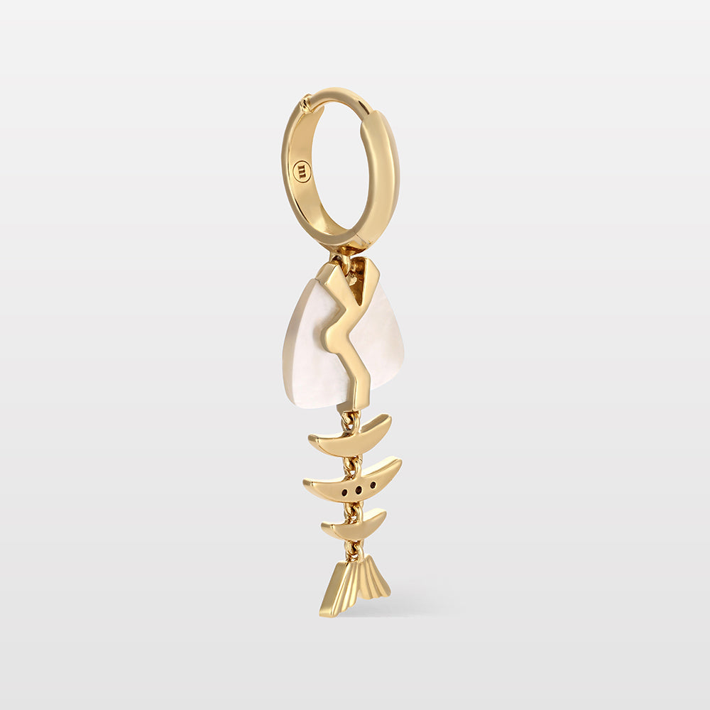 Bedouin Fishbone Single Earring