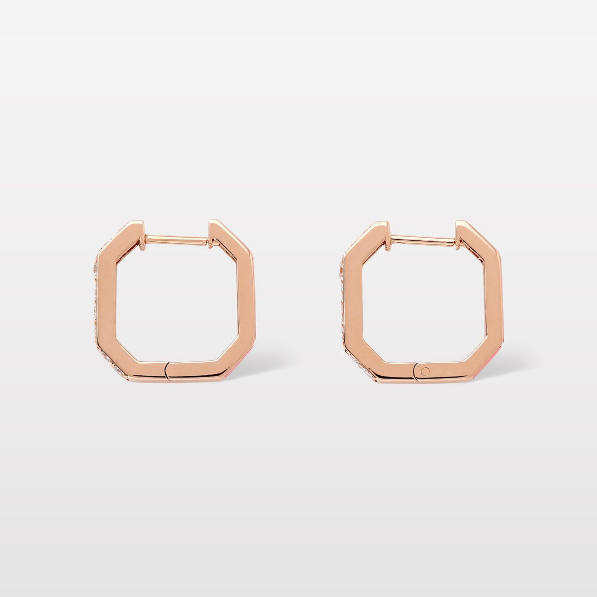 Whatever Diamond & Enamel Hoops