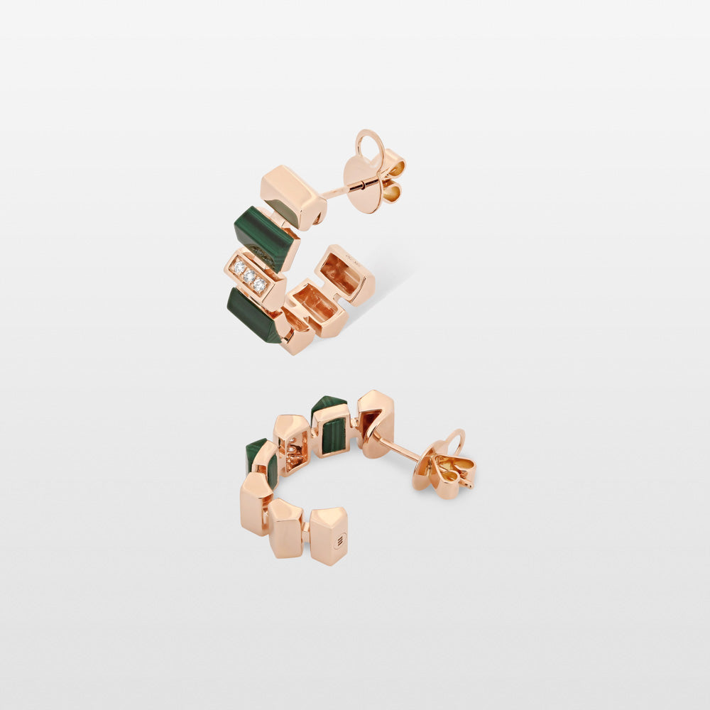 Urban Malachite Hoops