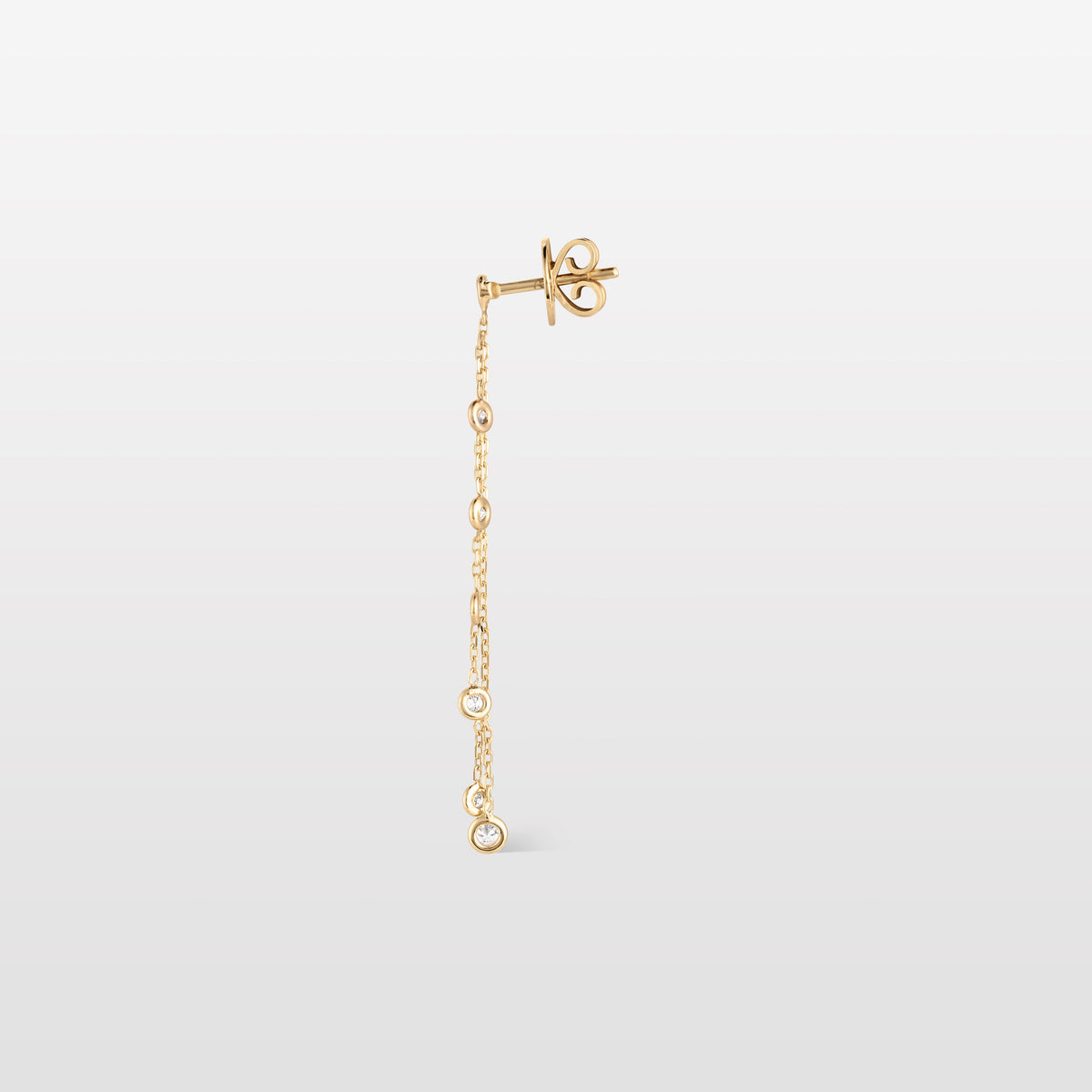 Bedouin Single Diamond Drop - Long