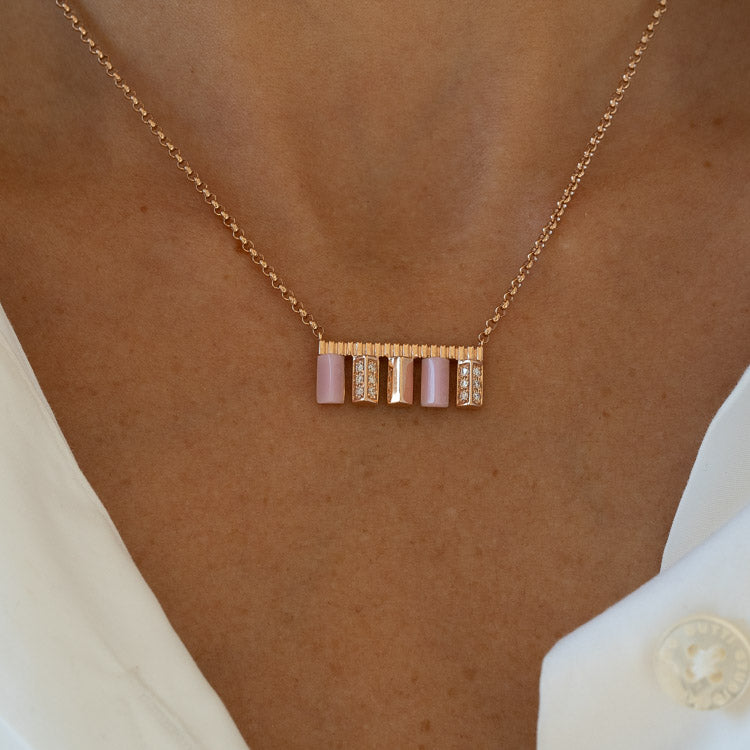 Urban Pink Coral Necklace