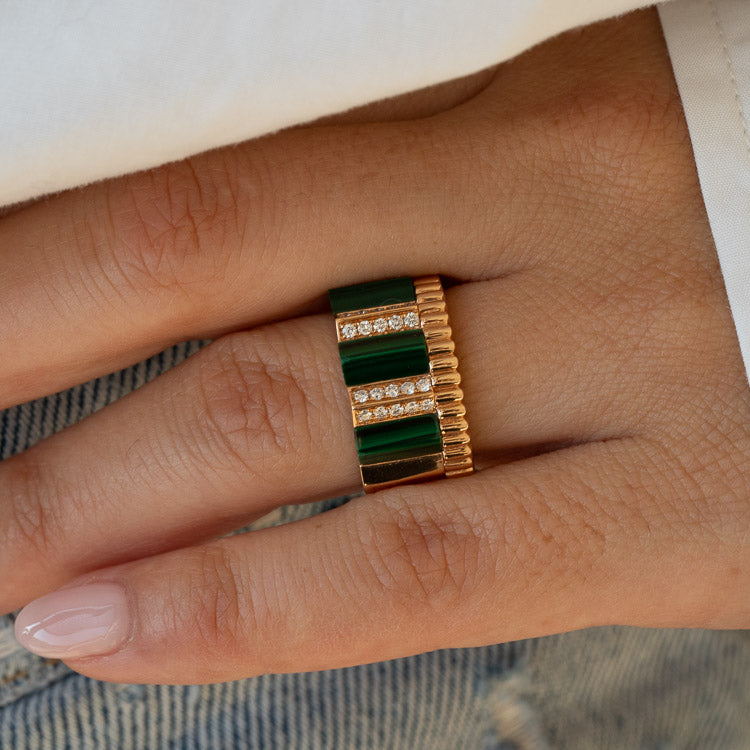 Urban Malachite Ring