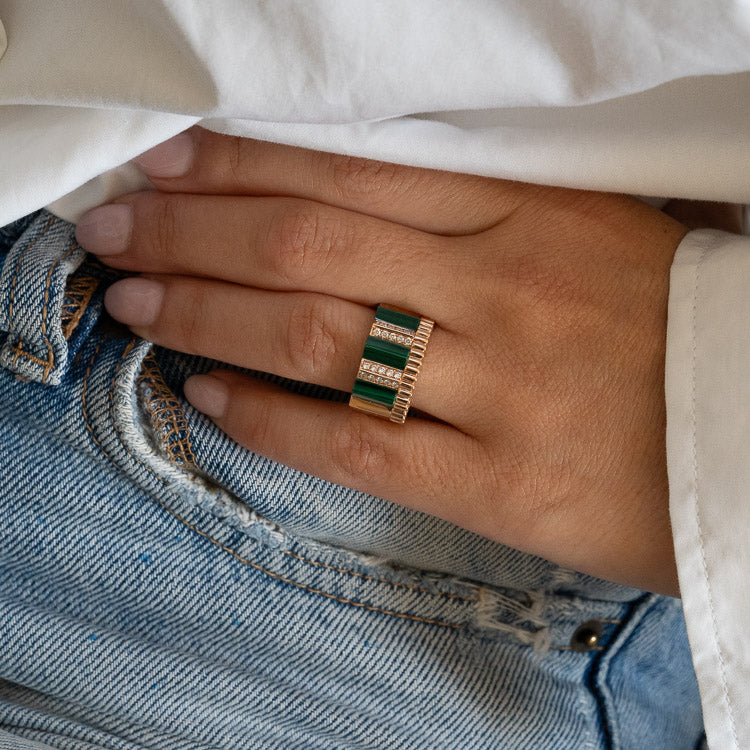 Urban Malachite Ring
