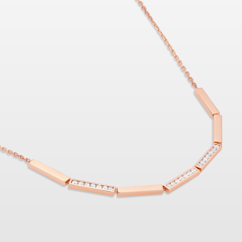 Whatever Reversible Diamond and Blue Sapphire Necklace