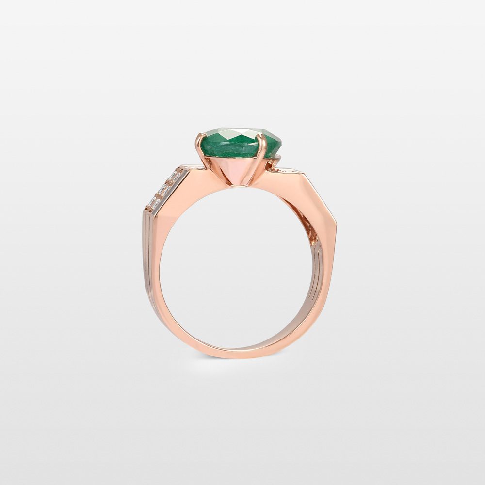 Whatever Ménage à Trois Pear Ring