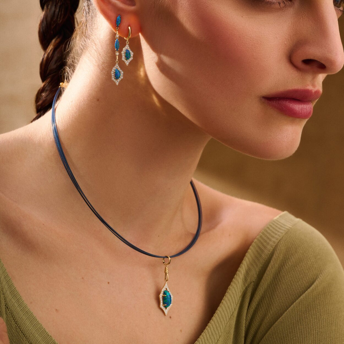 The Kasbah Necklace - Midnight Blue