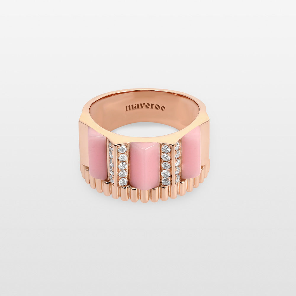 Urban Pink Coral Ring