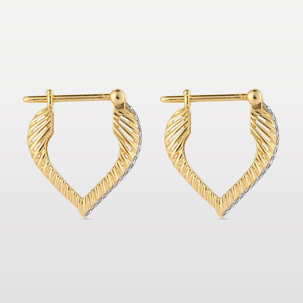 Size 1 Heart Coded Hoops