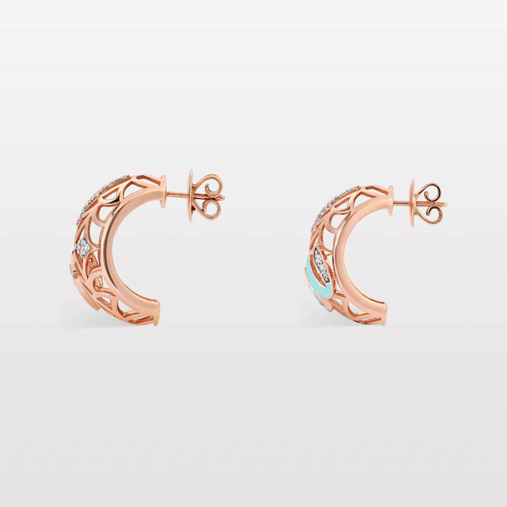 Retro Diamond Earrings