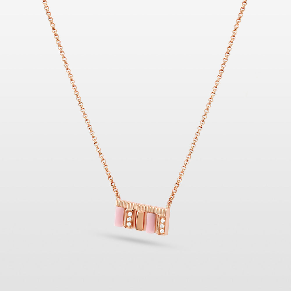 Urban Pink Coral Necklace