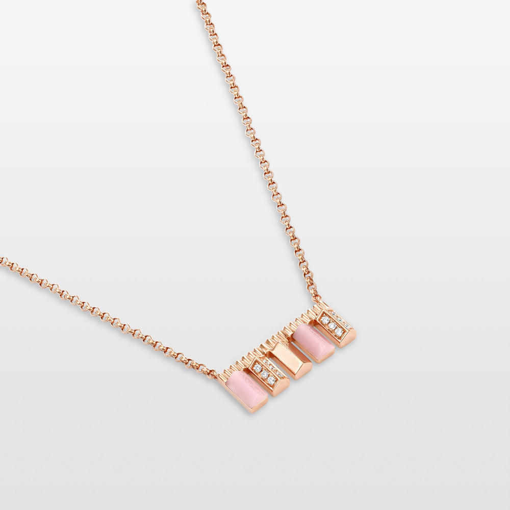 Urban Pink Coral Necklace