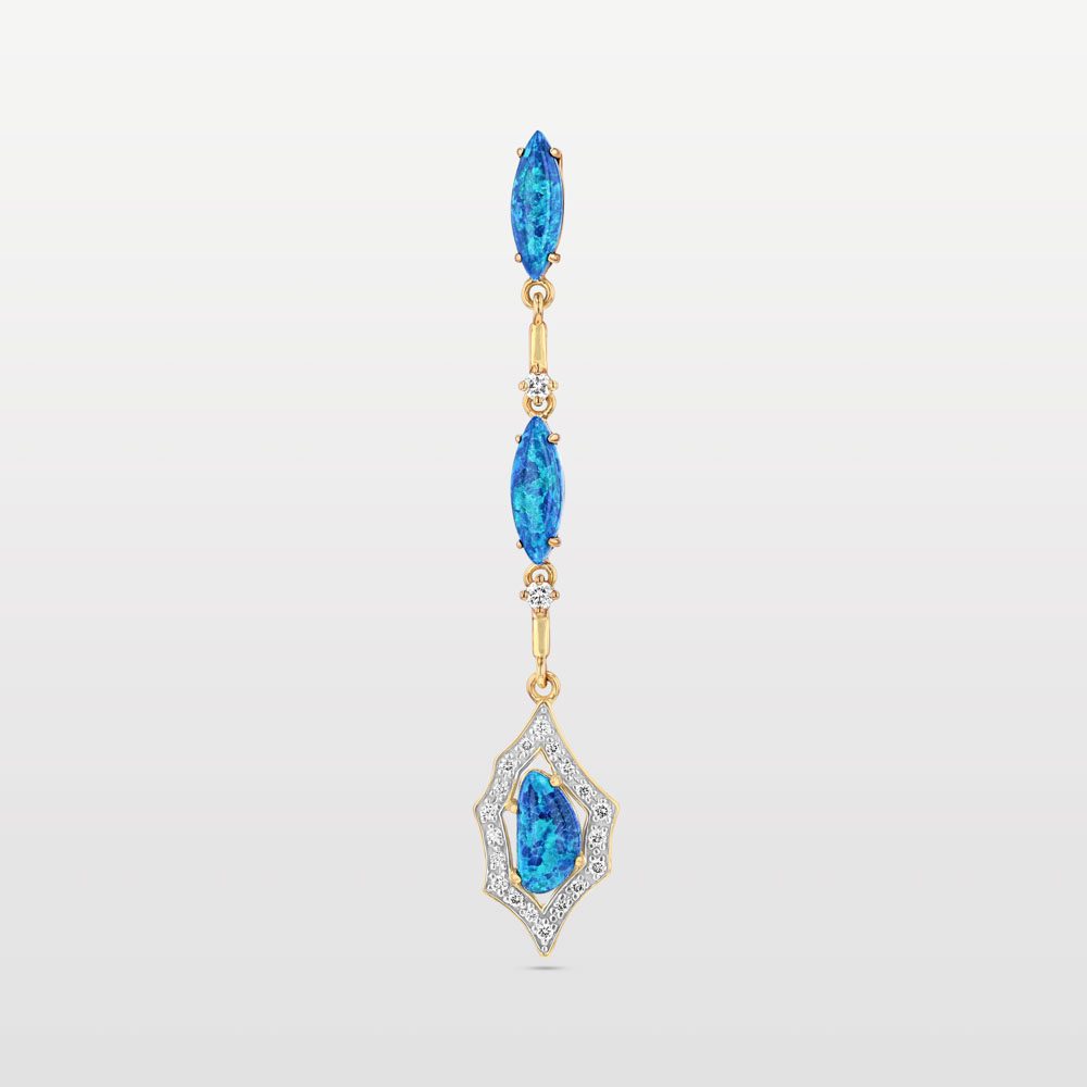The Kasbah Single Long Drop Earring