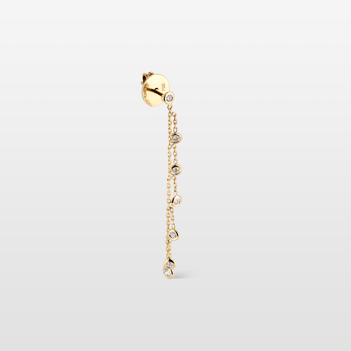 Bedouin Single Diamond Drop - Long