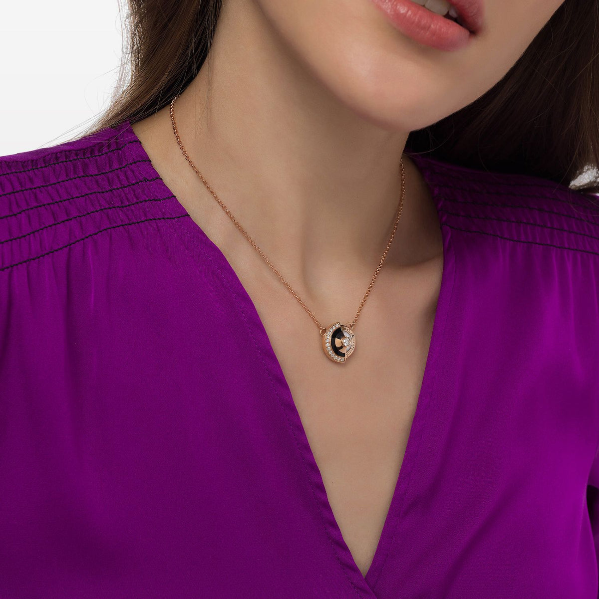 Dial-Up Diamond Pendant
