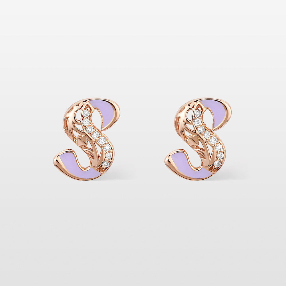 Retro Diamond Stud Earrings