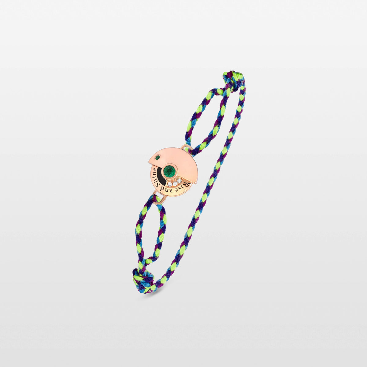 Dial-Up Emerald Thread Bracelet
