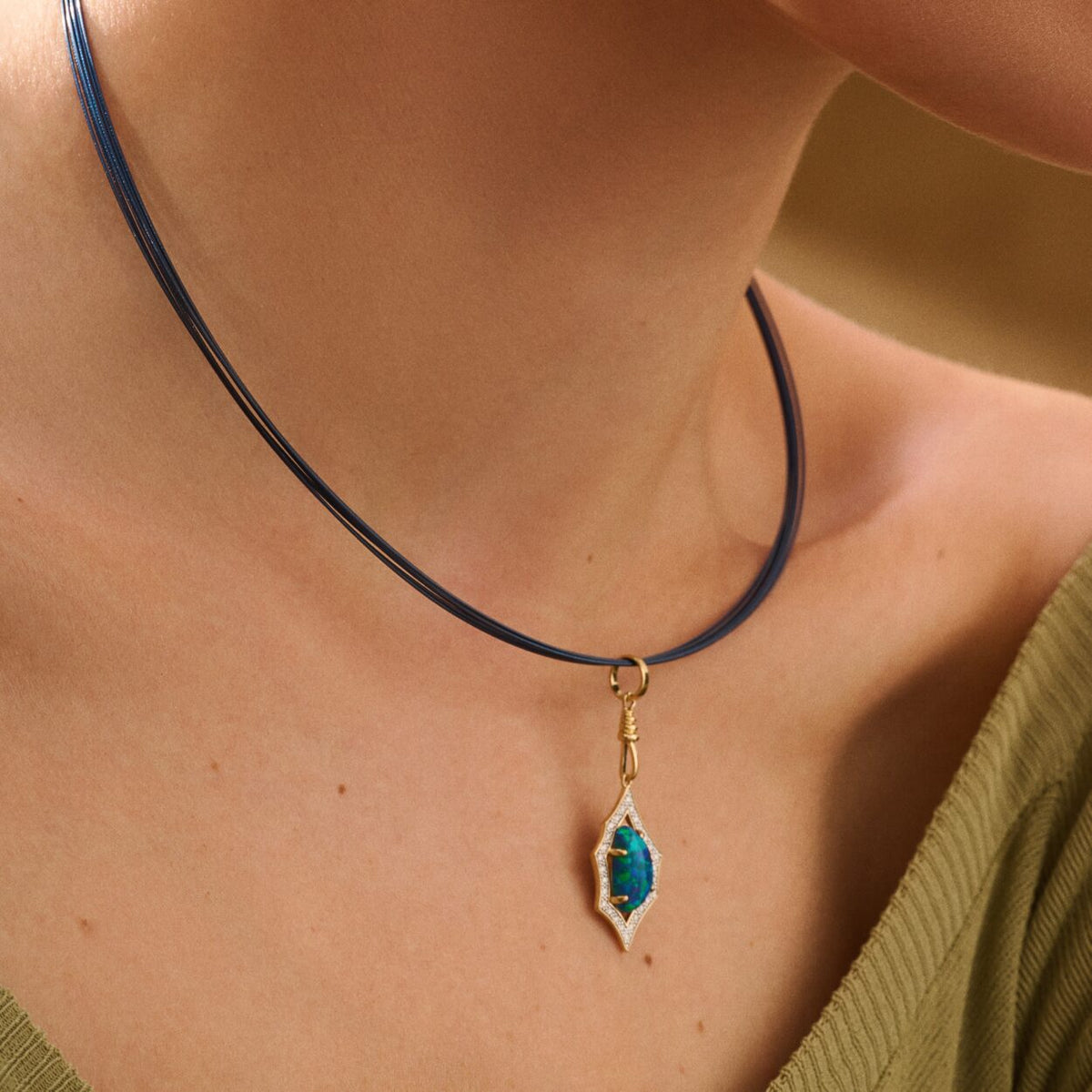 The Kasbah Necklace - Midnight Blue