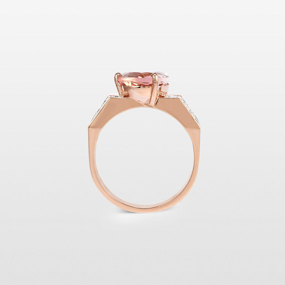 Whatever Ménage à Trois Pear Ring