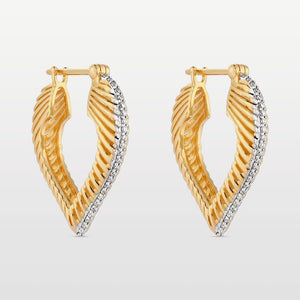 Size 3 Heart Coded Hoops