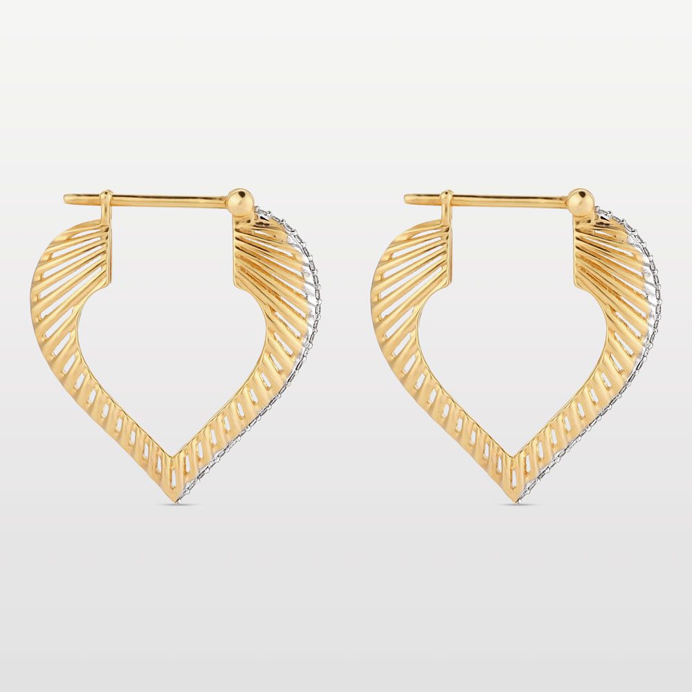 Size 3 Heart Coded Hoops