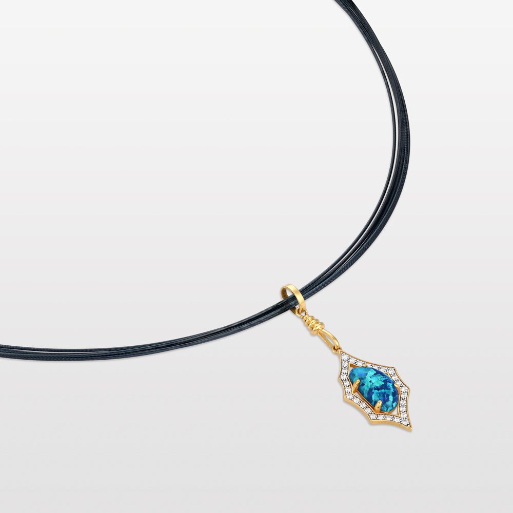 The Kasbah Necklace - Midnight Blue