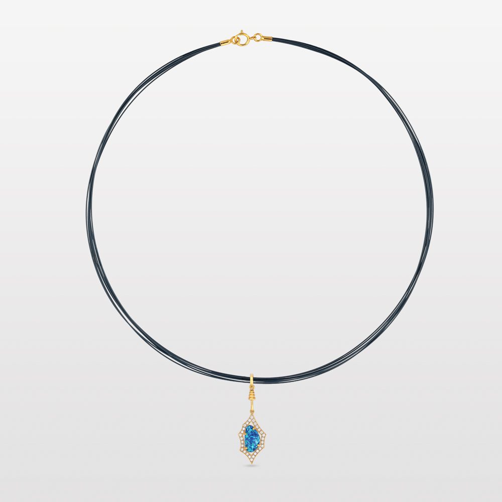 The Kasbah Necklace - Midnight Blue