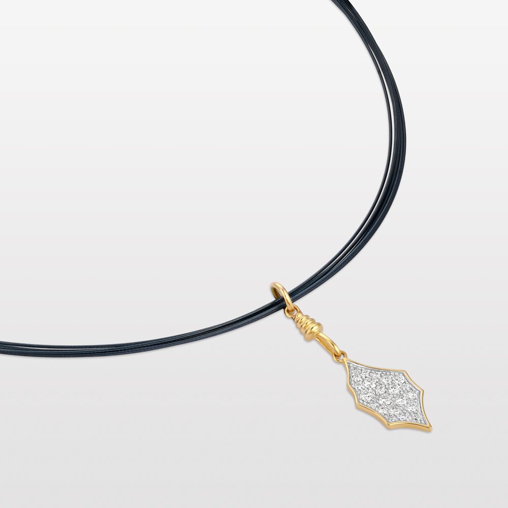 The Kasbah Diamond Necklace - Midnight Blue