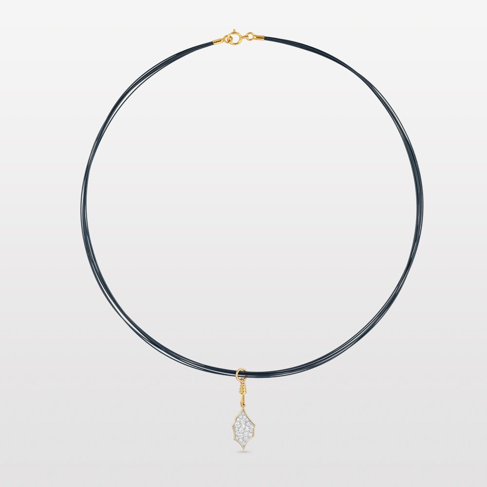 The Kasbah Diamond Necklace - Midnight Blue