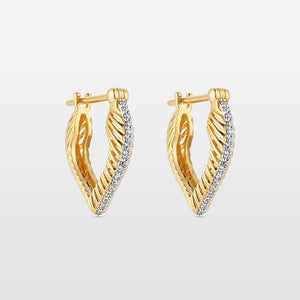 Size 1 Heart Coded Hoops
