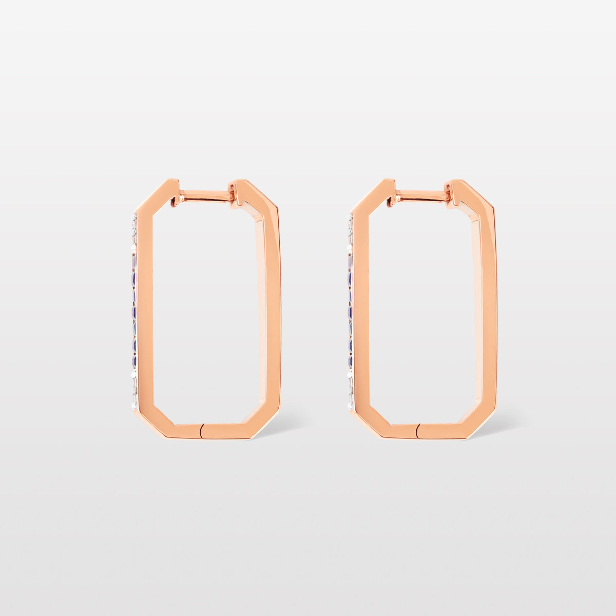 Whatever Large Sapphire Hoops