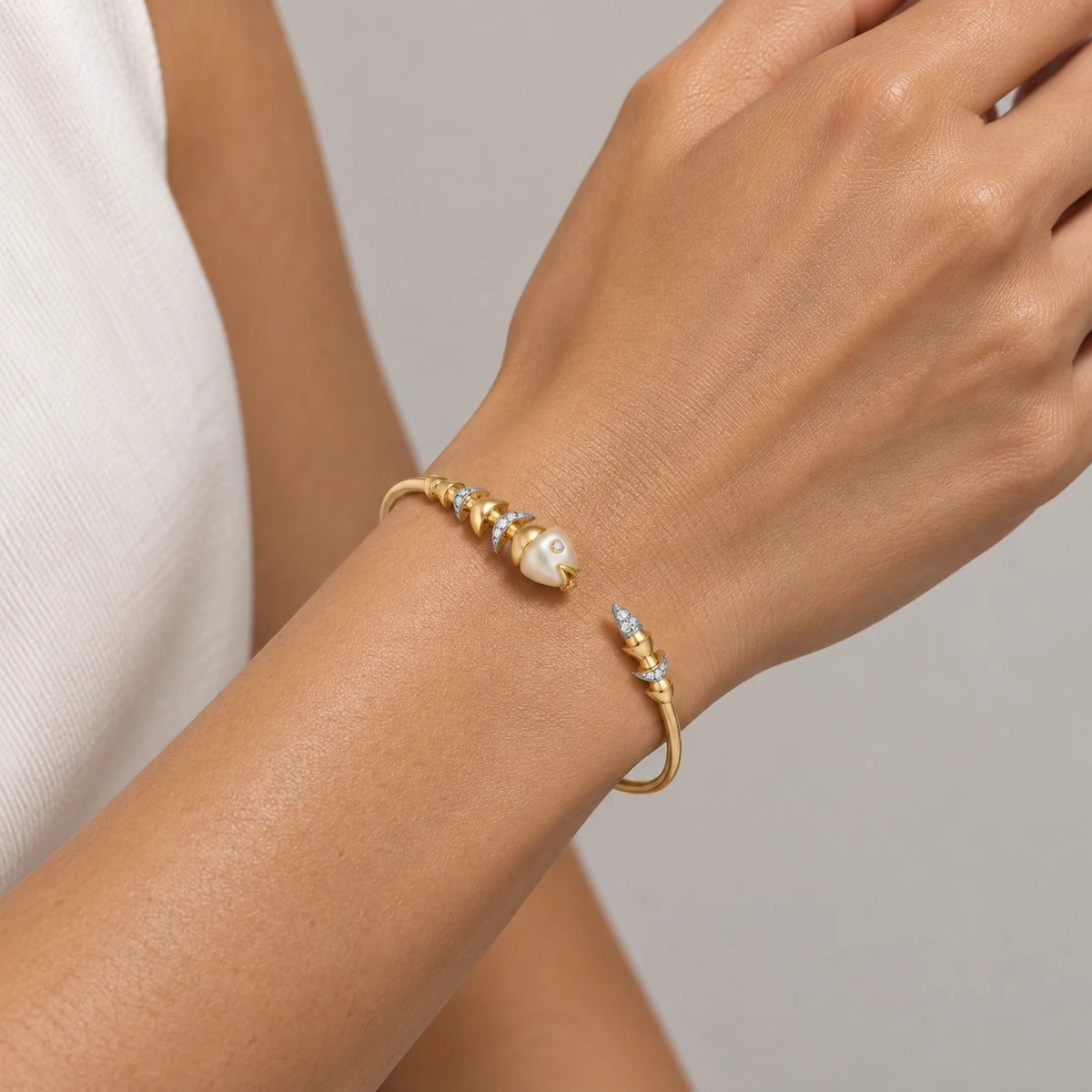 Bedouin Fishbone Bangle