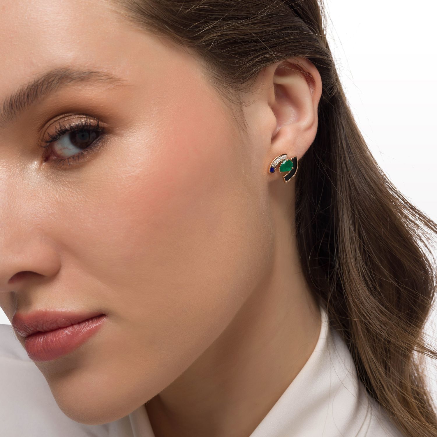 Green With Envy Emerald Studs