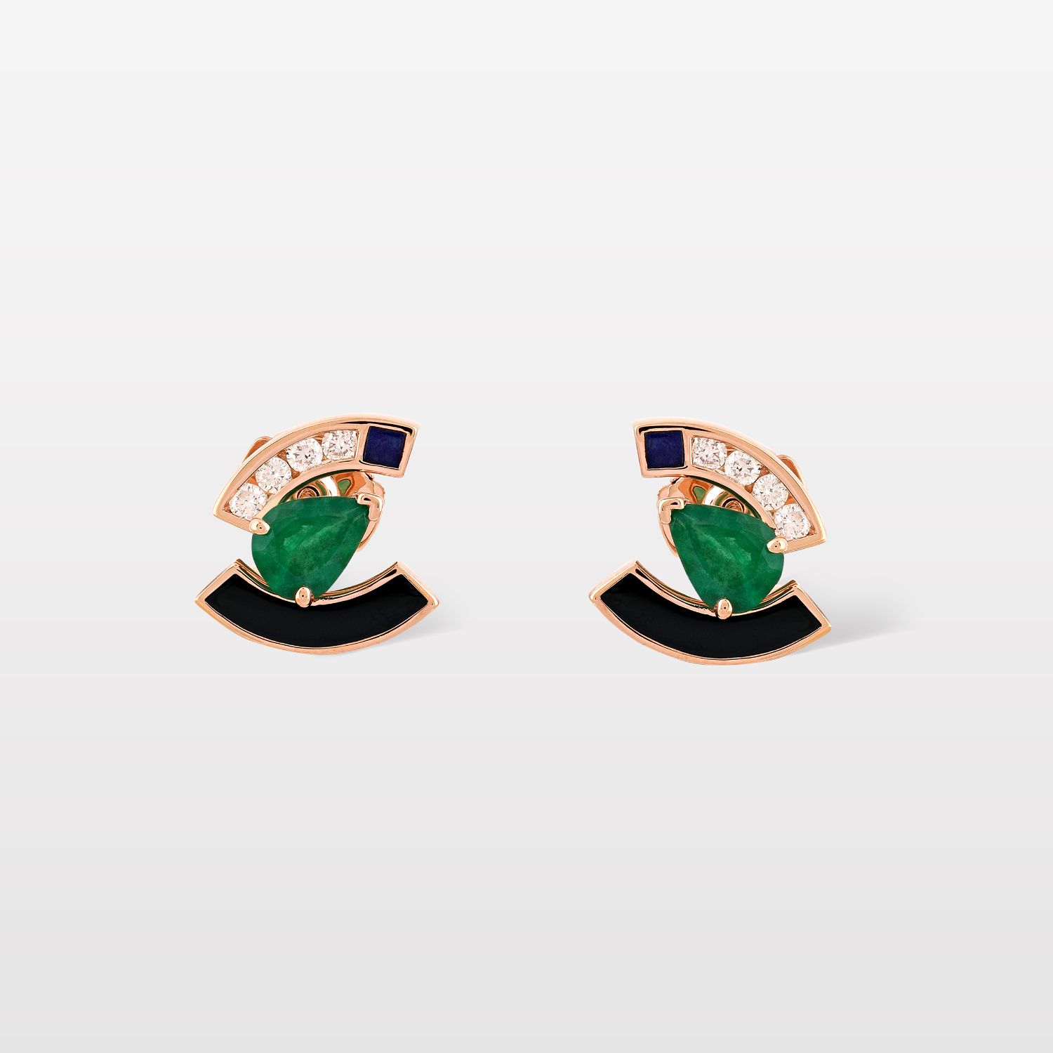 Green With Envy Emerald Studs