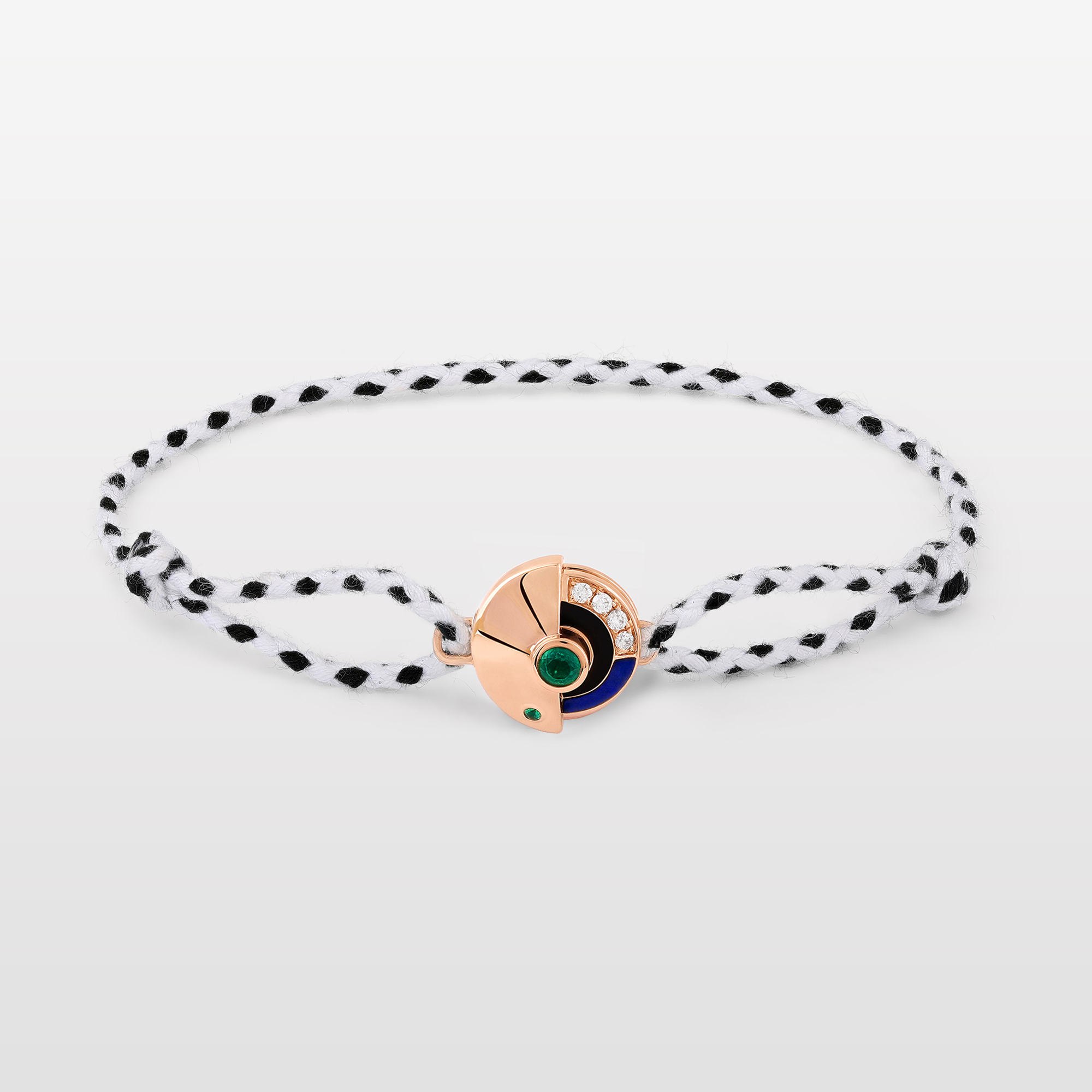 Dial-Up Emerald Thread Bracelet