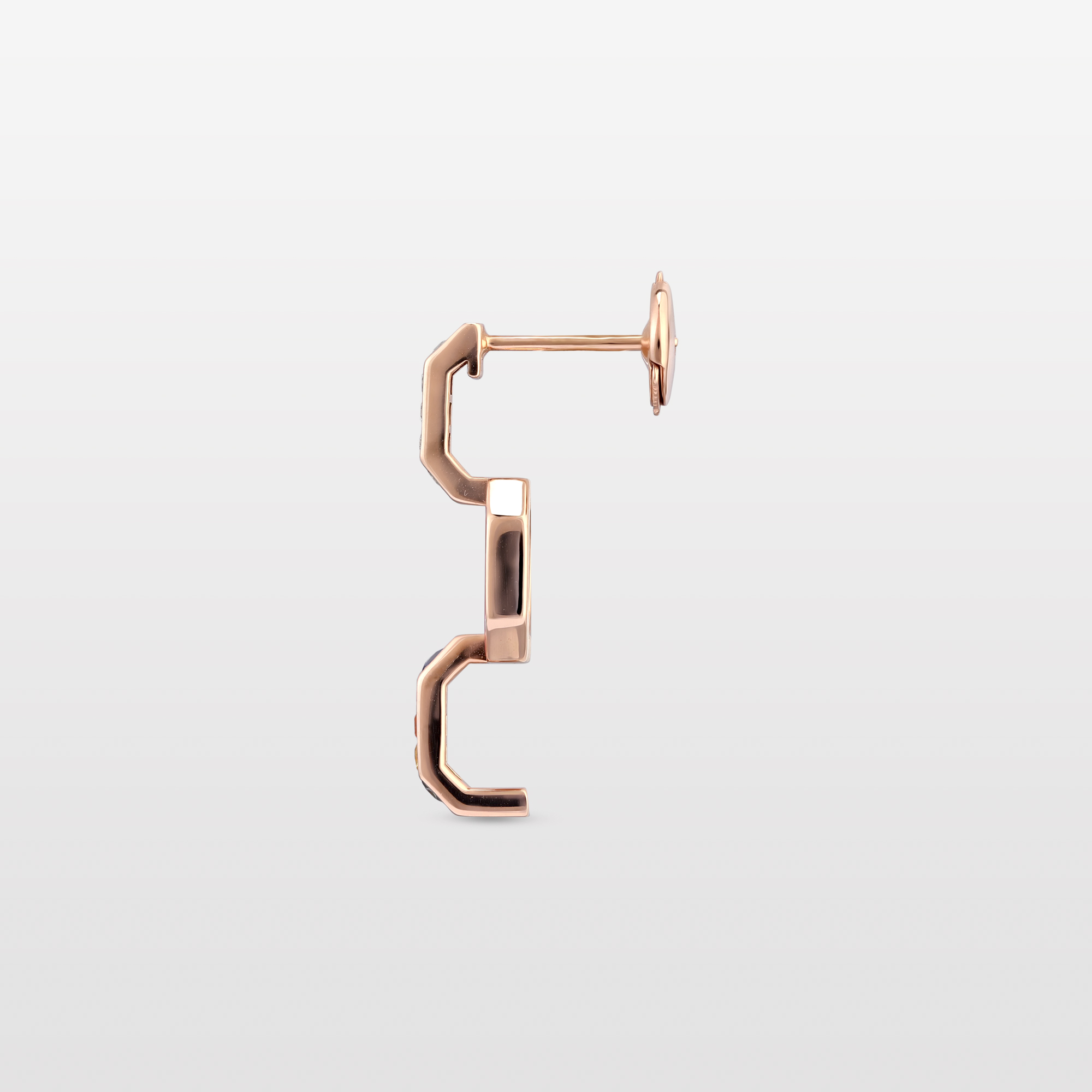 Whatever Triple Hoop Diamond Drops – Single