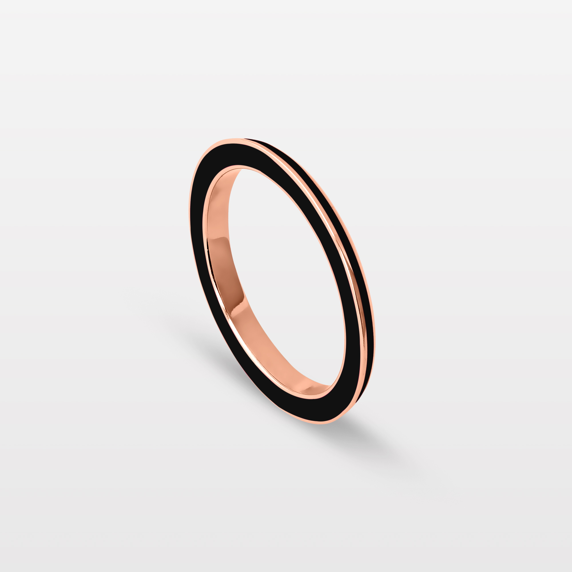 Half-Half Enamel Ring