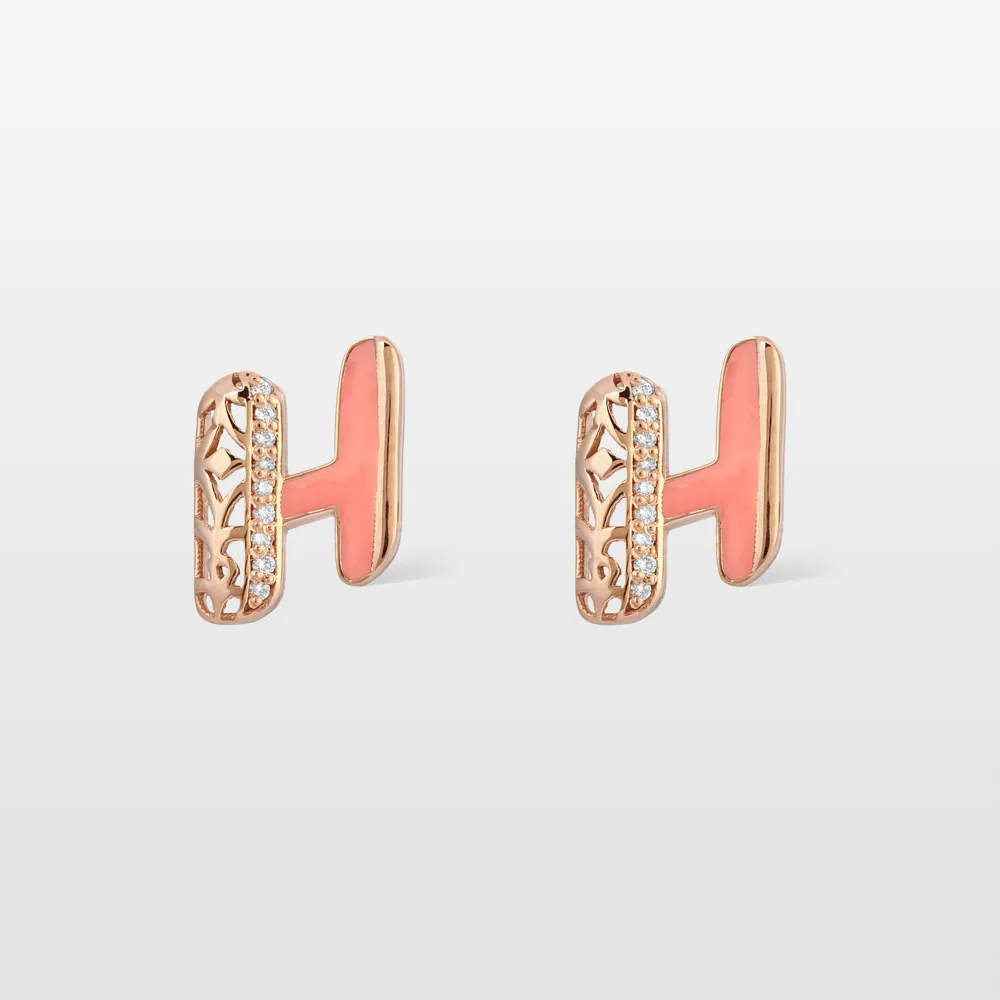 Retro Diamond Stud Earrings