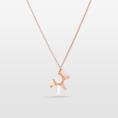 Urban Fan Mother of Pearl Necklace