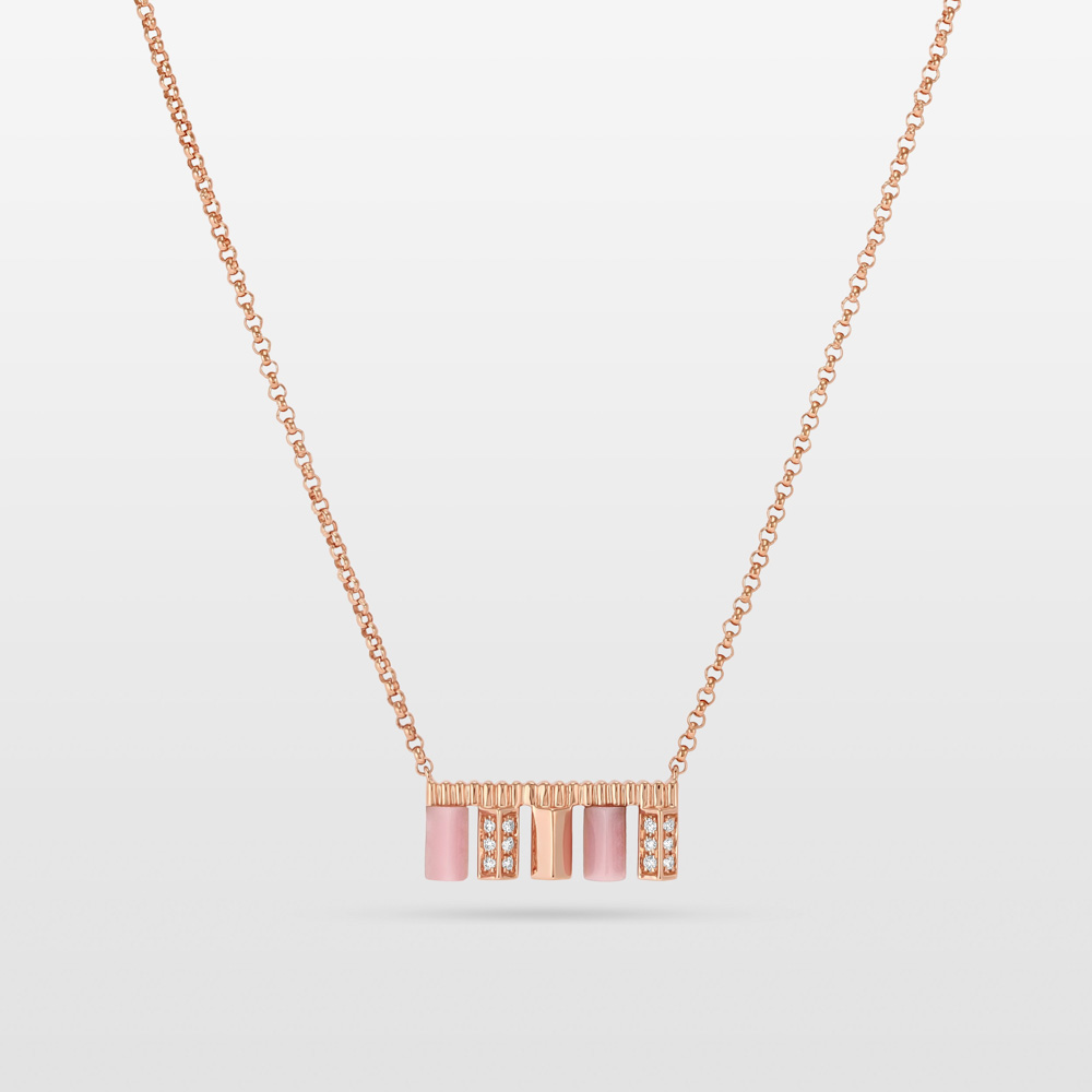 Urban Pink Coral Necklace