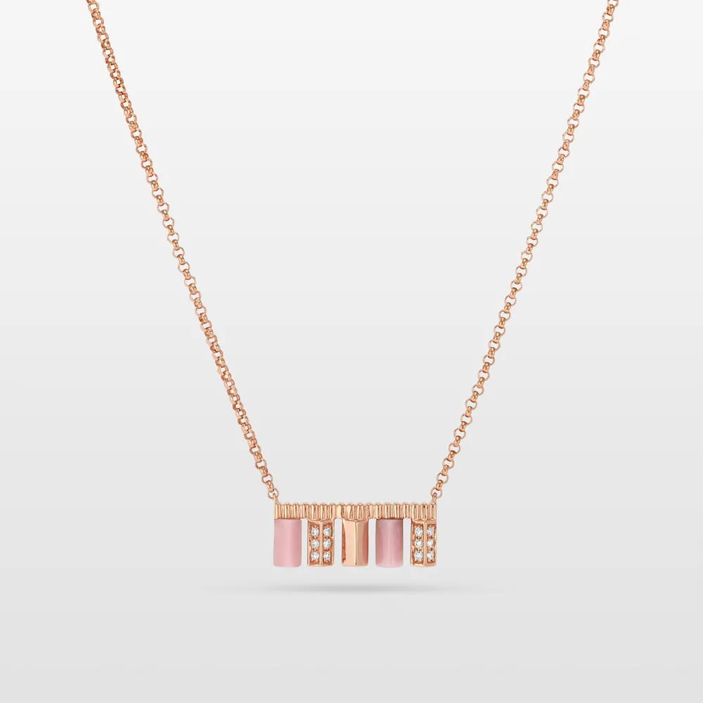 Urban Pink Coral Necklace