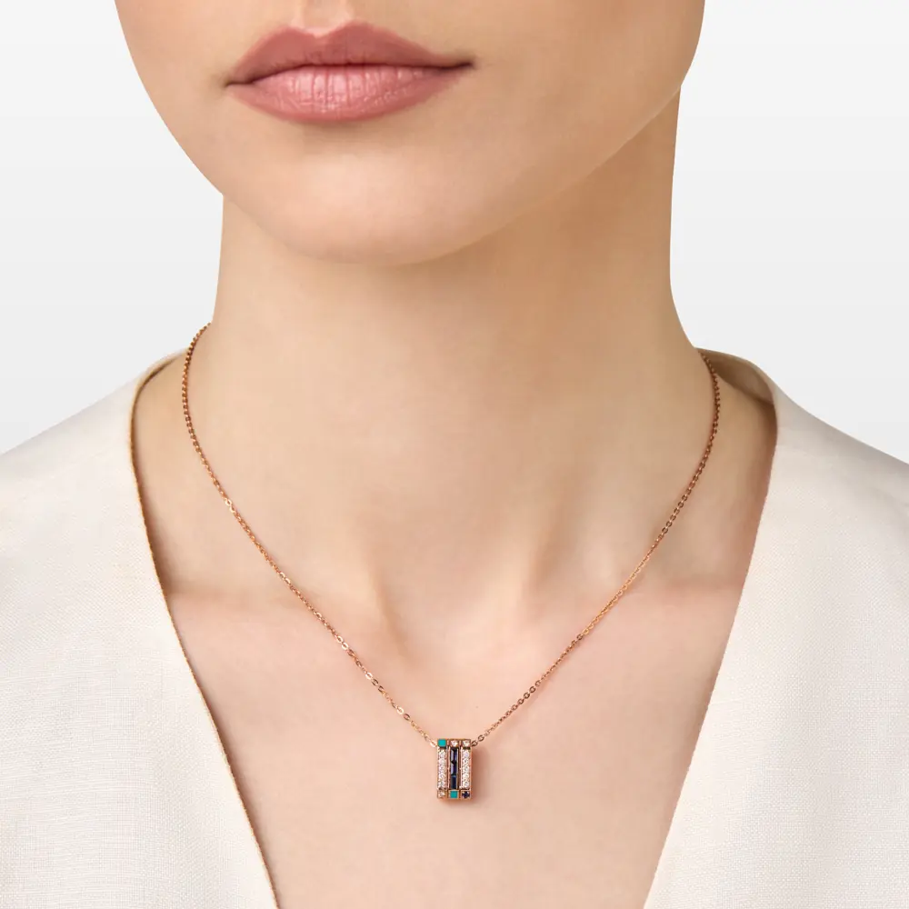 Ménage à Trois Blue Sapphire Necklace