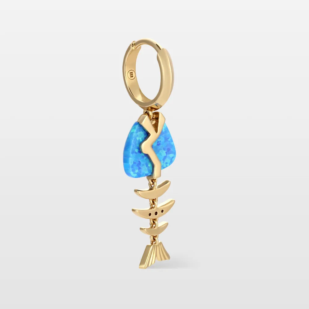 Bedouin Fishbone Single Earring