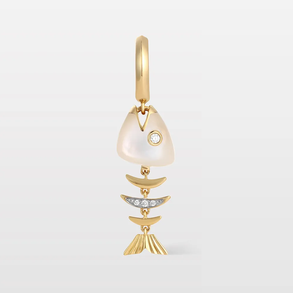 Bedouin Fishbone Single Earring