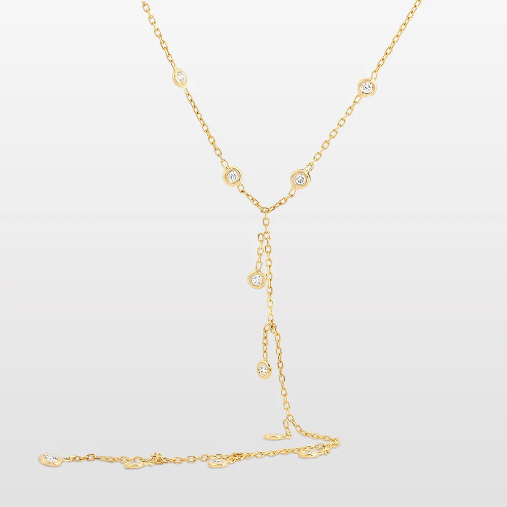 Bedouin Diamond Drop Necklace