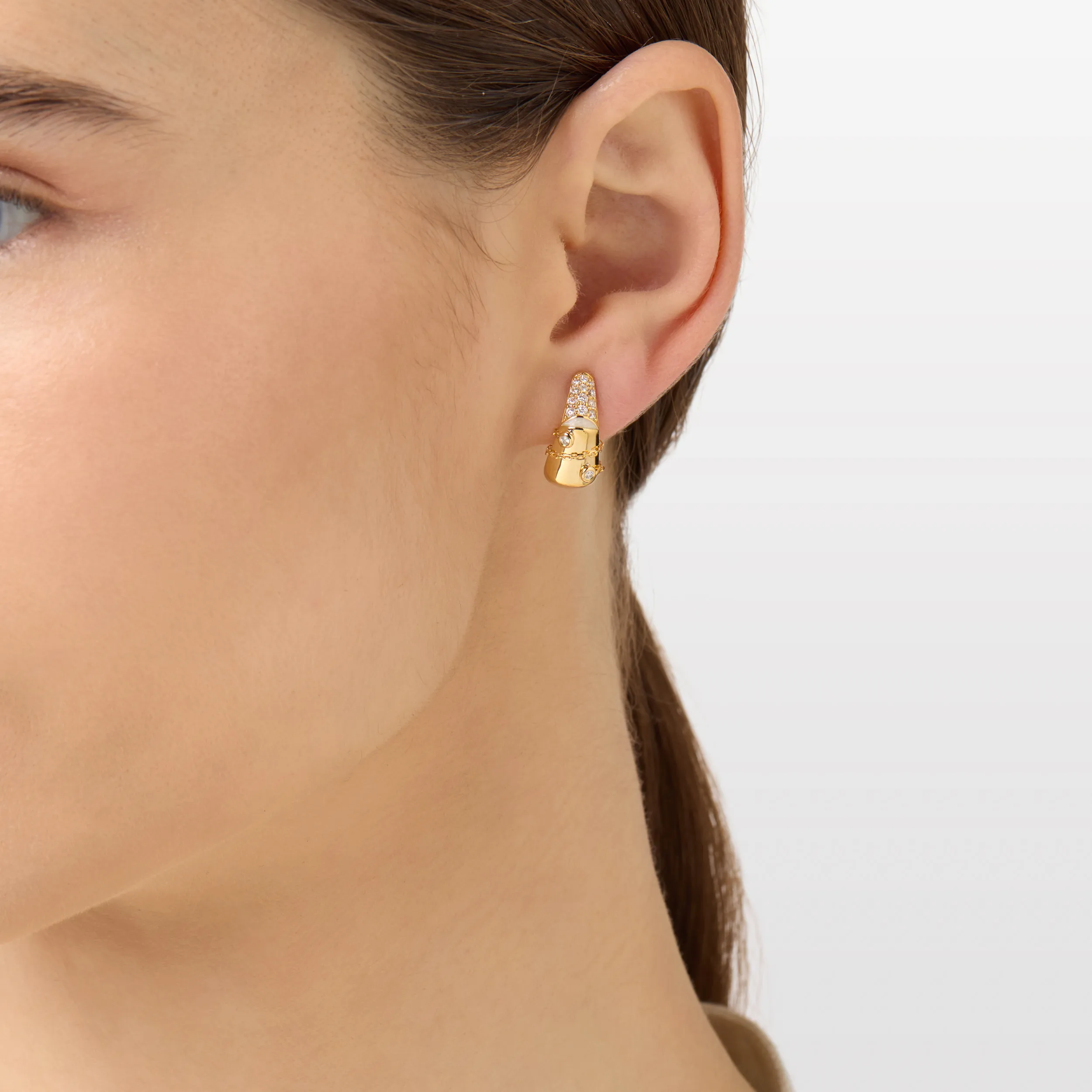 Bedouin Statement Diamond Hoops