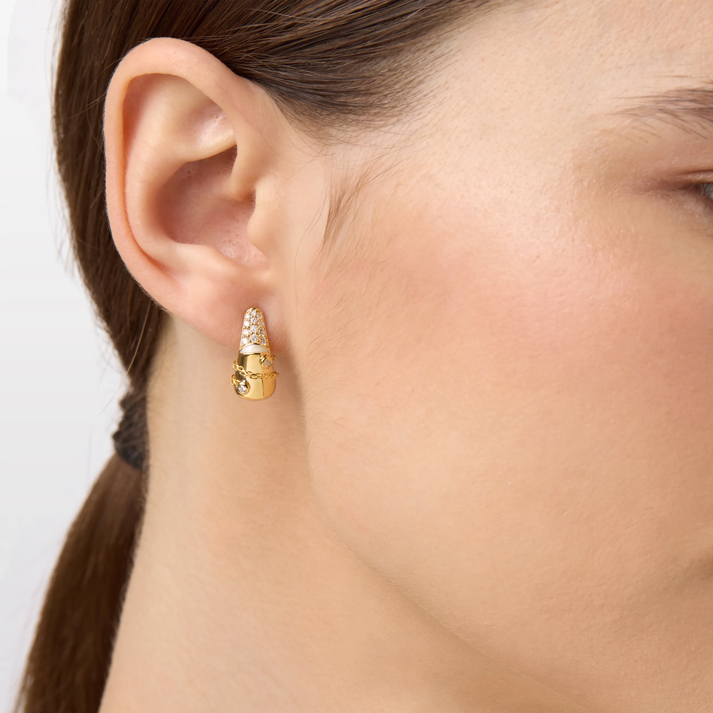 Bedouin Statement Diamond Hoops