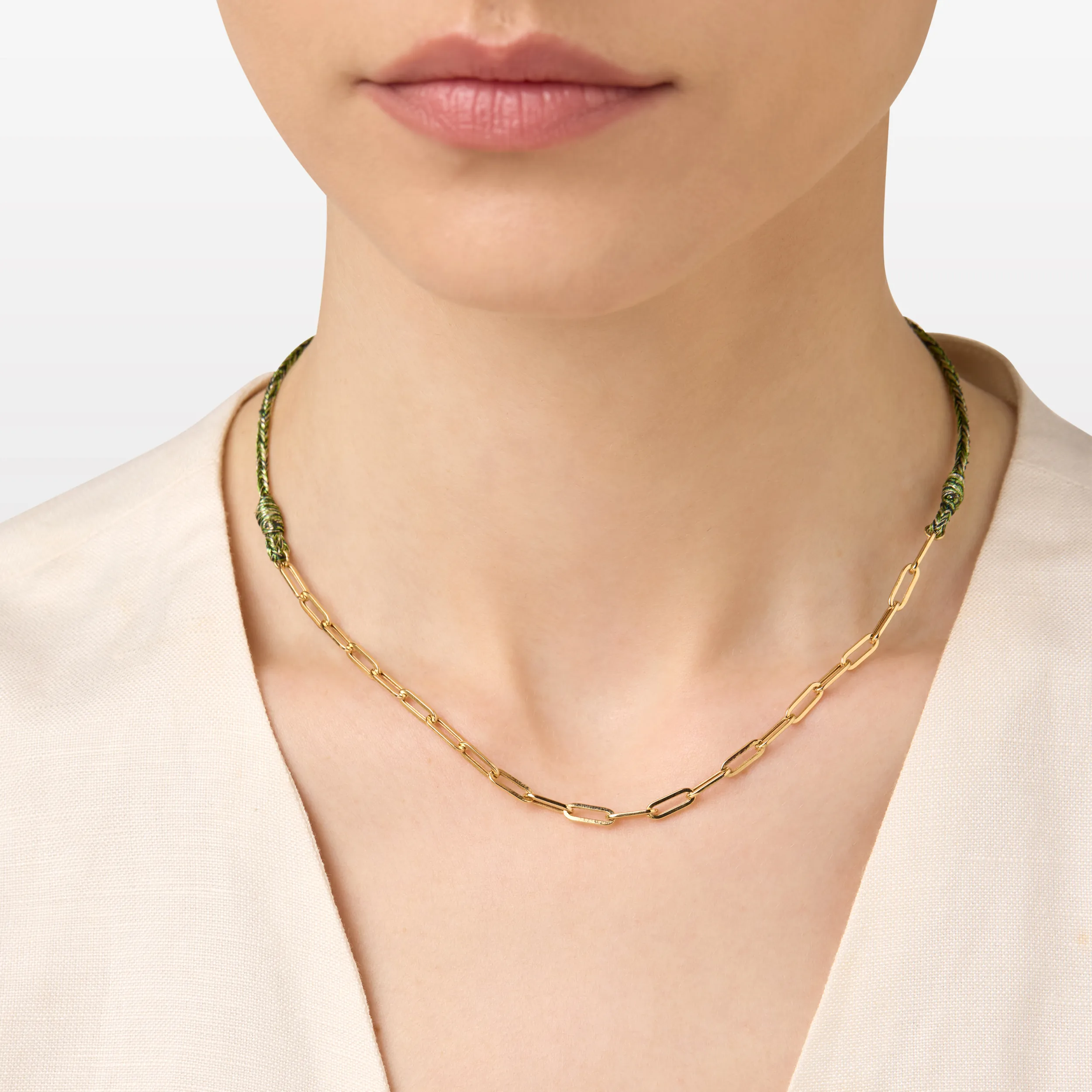 Bedouin Half-Half Adjustable Necklace